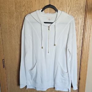 Cupio White Quarter Zip